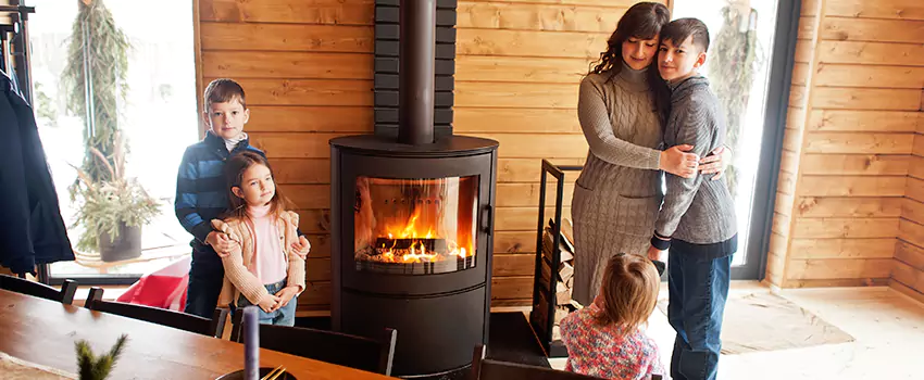 Morso Cast Iron Fireplace Insert Installation in Conroe, Texas