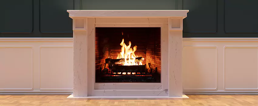 Open Flame Wood-Burning Fireplace Installation Services in Conroe, Texas