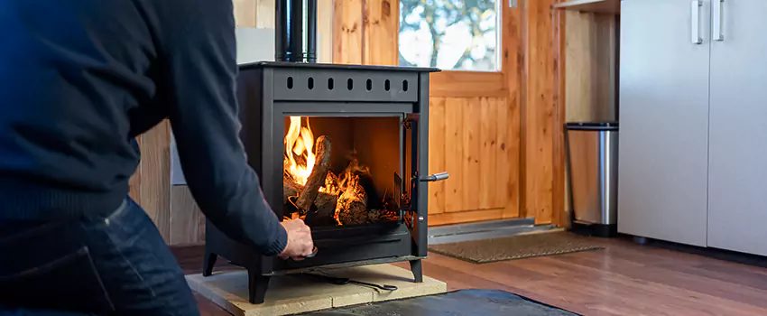 Open Hearth Wood Fireplace Installation in Conroe, TX