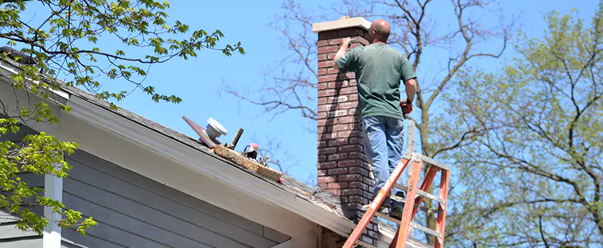 Vinyl and PVC Chimney Flashing Installation in Conroe, TX