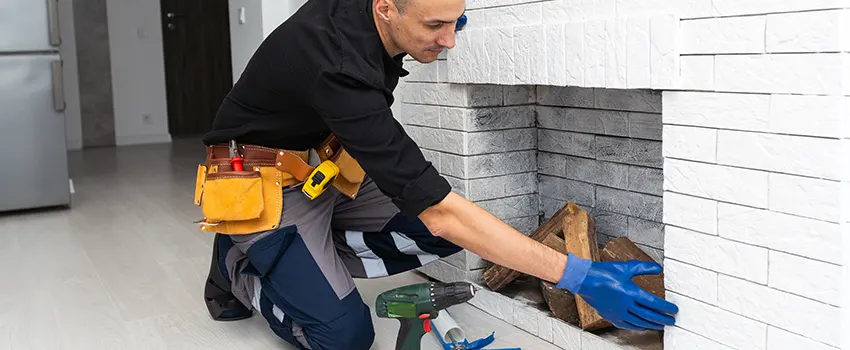 Fireplace Damaged Damper Frame Repair Services in Conroe, Texas